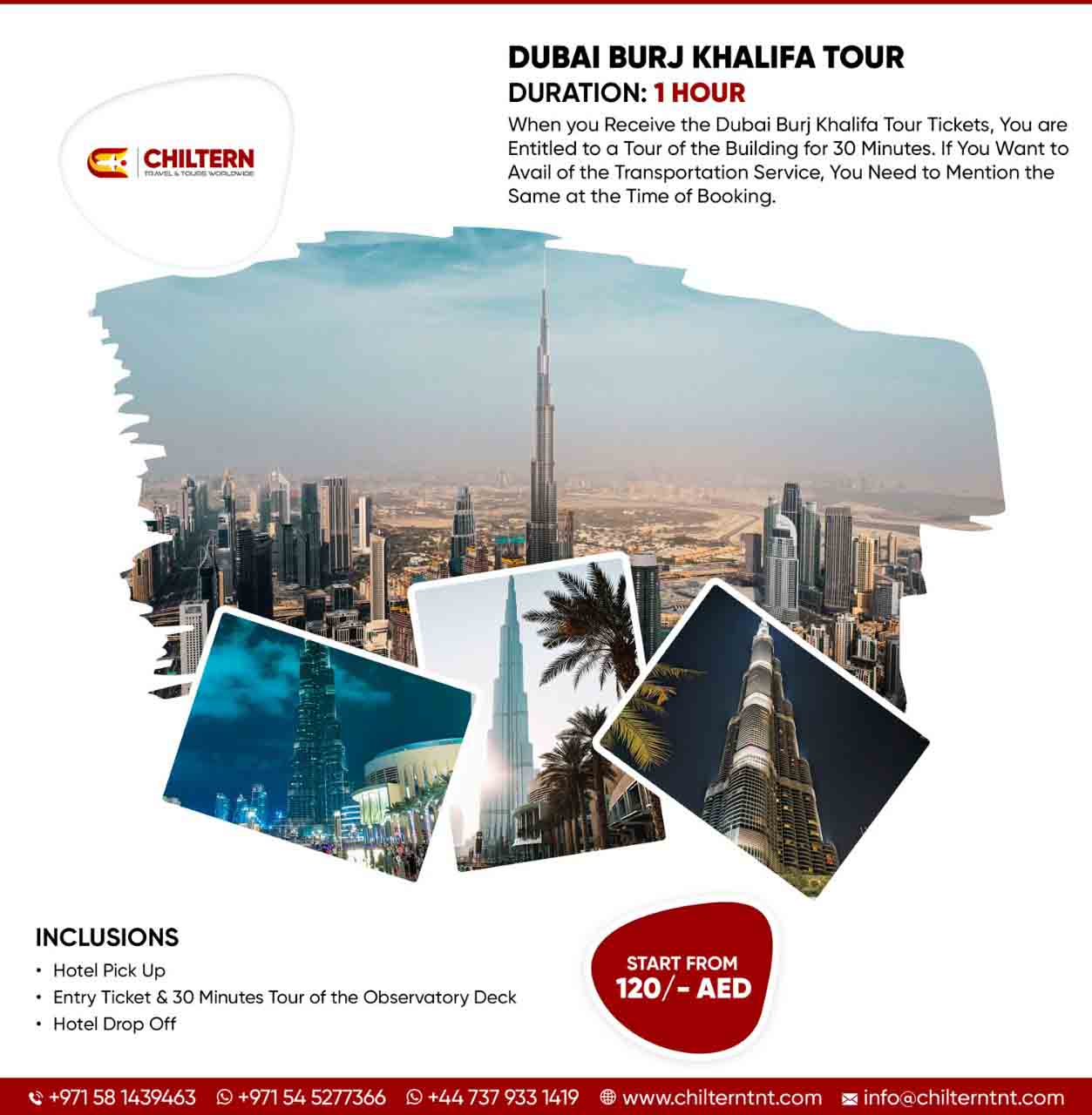 Burj Khalifa tour Package