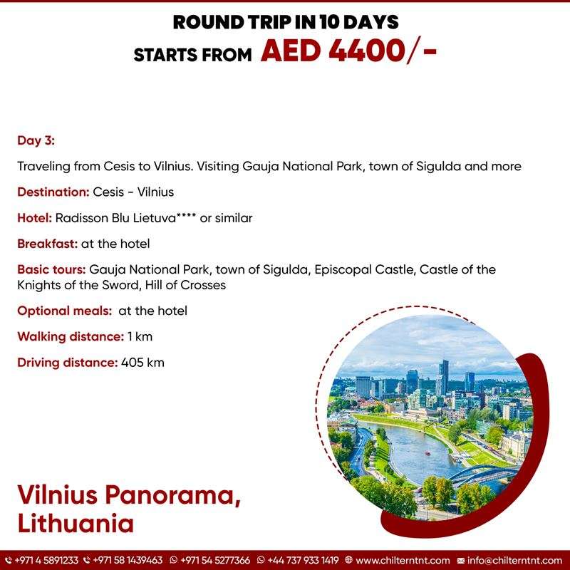 Lithuania 3 days package