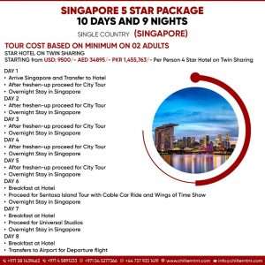 Singapore 5 Star Package 10 days 9 nights-2
