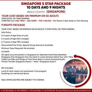 singapore 5 star package