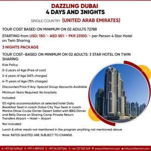 DAZZLING DUBAI 4 DAYS TOUR