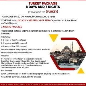 turkey package 8 days 7 nights